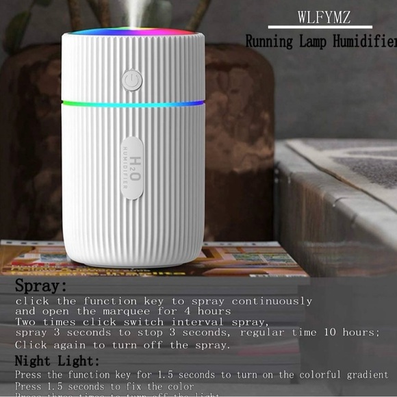 Colorful Humidifier with LED Light - Picture 5 of 7